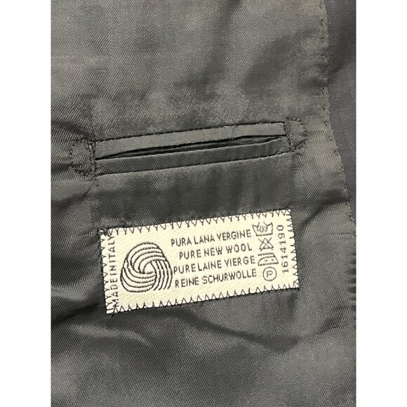 Gianni Manzoni Mens Blazer Super 150s Virgin Wool Italy Cessilstrona Size 42 - Picture 9 of 10